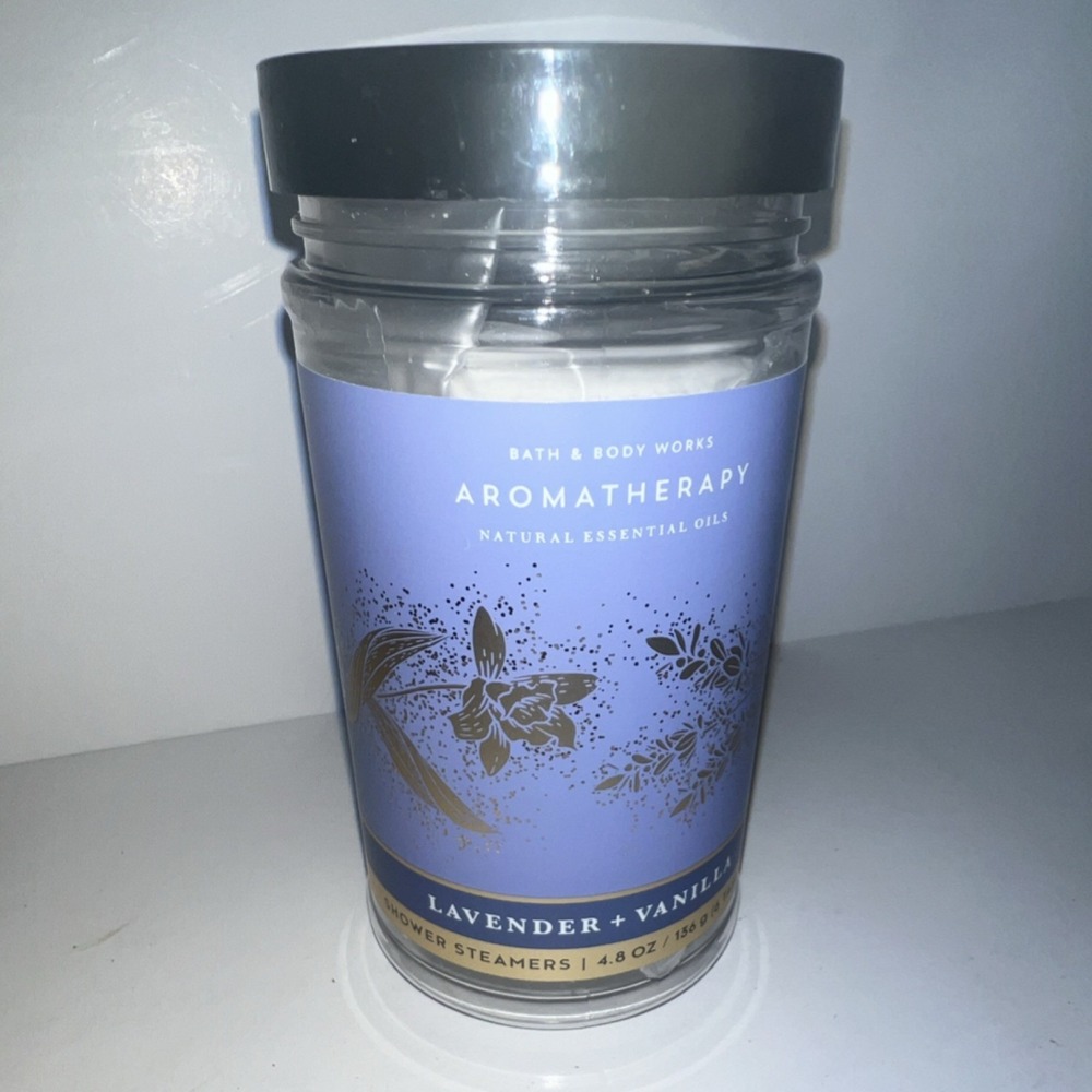 Bath & Body Works Aromatherapy Shower Steamers Lavender Vanilla 4.8 oz